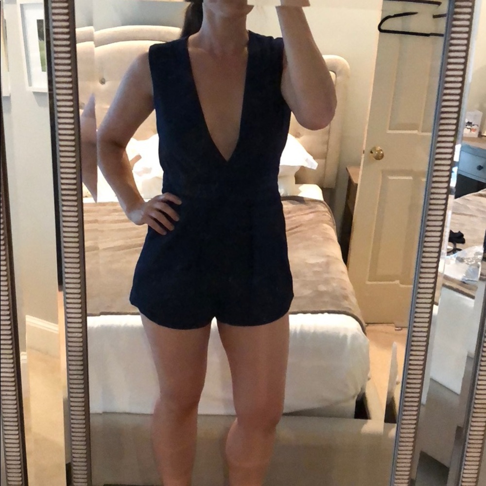 Blue romper